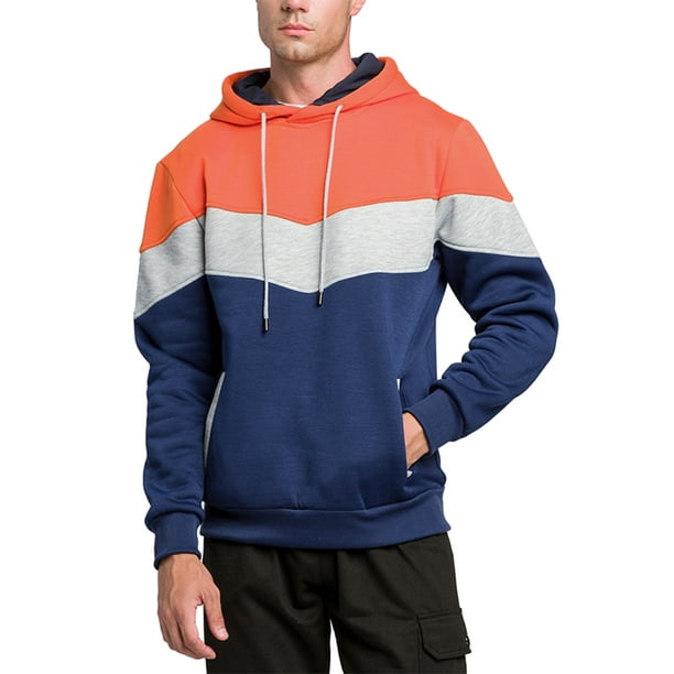 Mens Pull String Contrast Hood Unisex Fleece Hoodie Top Gym Draw Cord Pullover Hooded Top Jumper Mens Pull String Contrast Hood Unisex Fleece Hoodie Top Gym Draw Cord Pullover Hooded Top Jumper